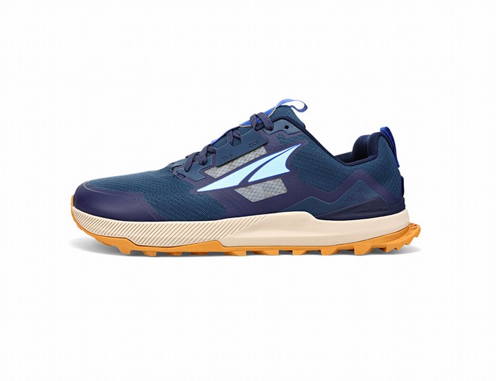 Navy Men's Altra Running Lone Peak 7 Trail Running Shoes | 05341-WXIE