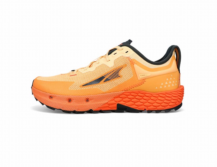 Orange / Black Men's Altra Running Timp 4 Trail Running Shoes | 47531-DOVE