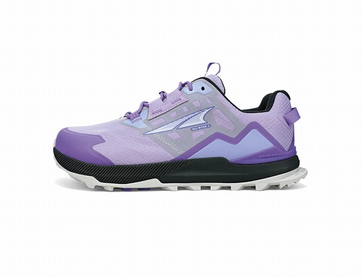 Purple Women's Altra Running Lone Peak Low All-Wthr 2 Trail Running Shoes | 61570-CXRU