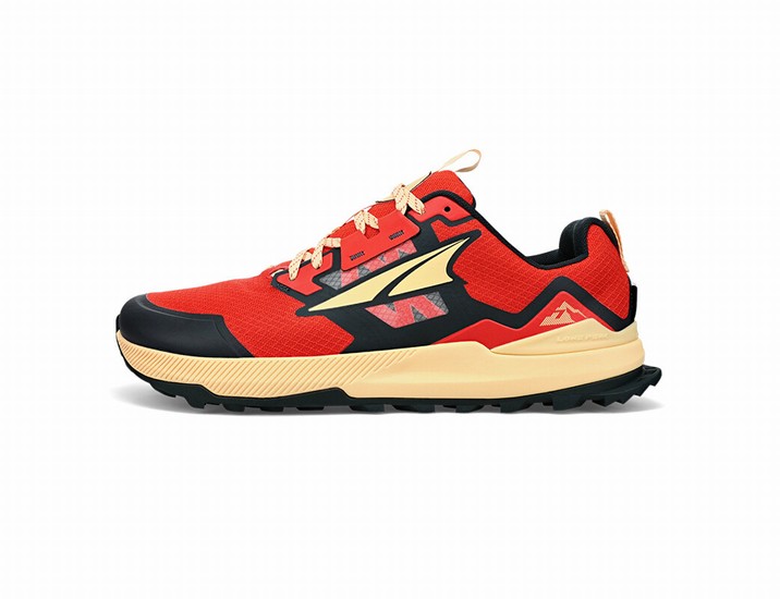 Red / Black Men's Altra Running Lone Peak 7 Trail Running Shoes | 46528-IYGL