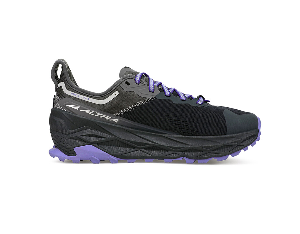 Black / Grey / Purple Women's Altra Running Olympus 5 Trail Running Shoes | 49376-MIPG