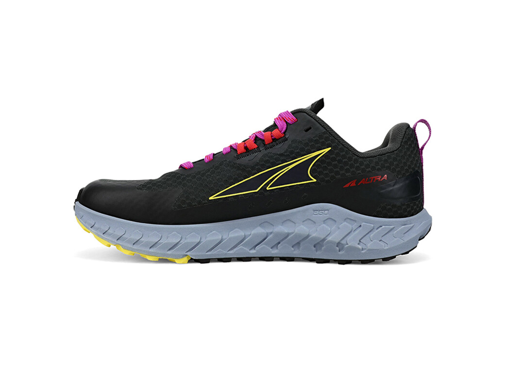 Black / Grey / Yellow Women's Altra Running Outroad Trail Running Shoes | 86214-KBUC