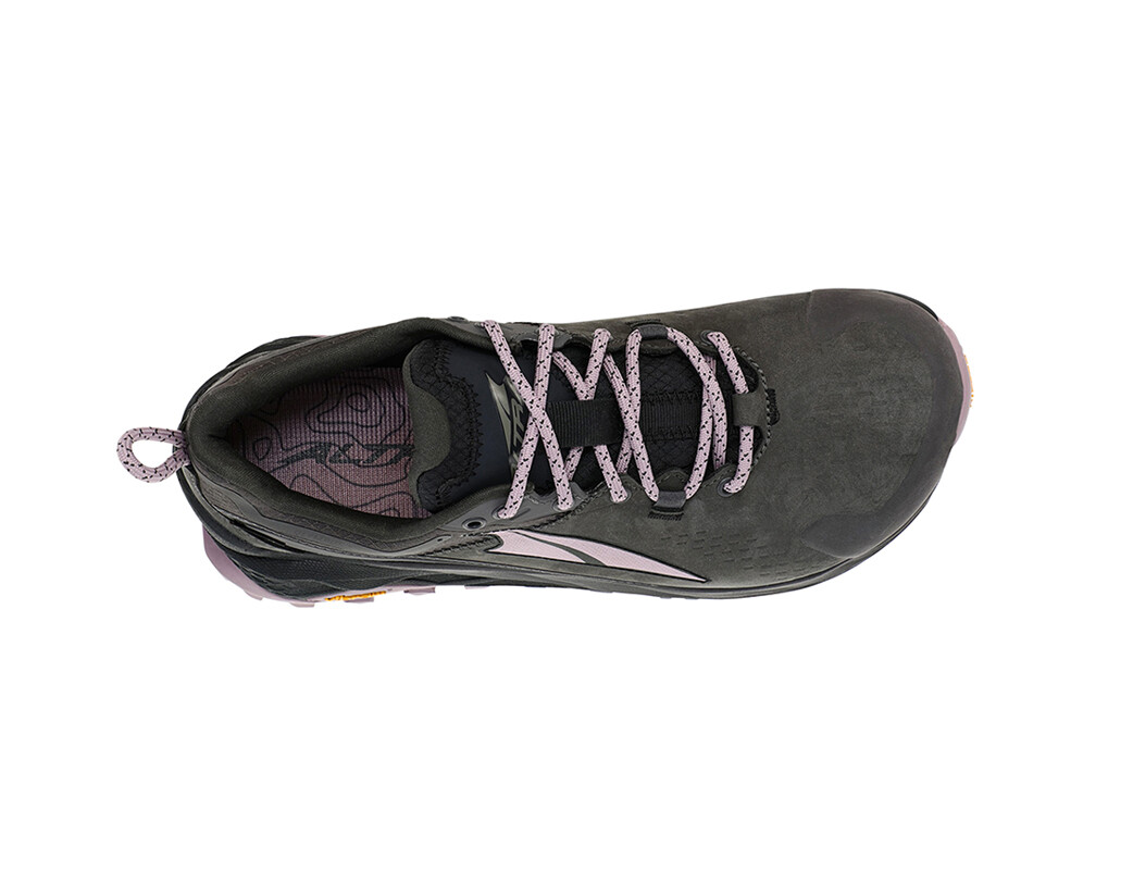 Black / Purple Women's Altra Running Olympus Low GTX Hiking Shoes | 72546-KOWA