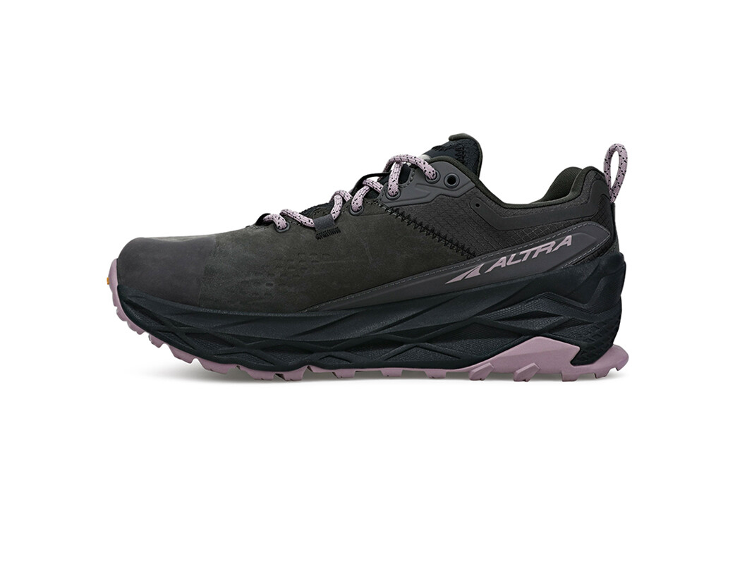 Black / Purple Women's Altra Running Olympus Low GTX Hiking Shoes | 72546-KOWA