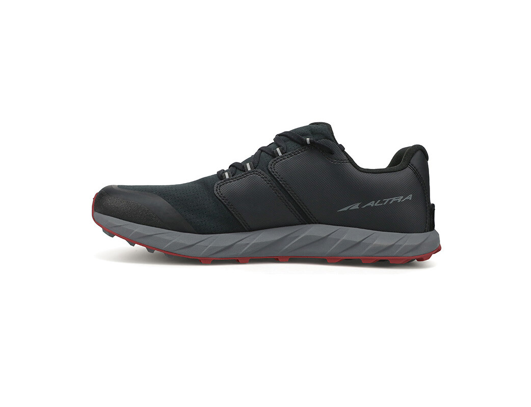 Black / Red Men's Altra Running Superior 5 Trail Running Shoes | 05948-DHAI