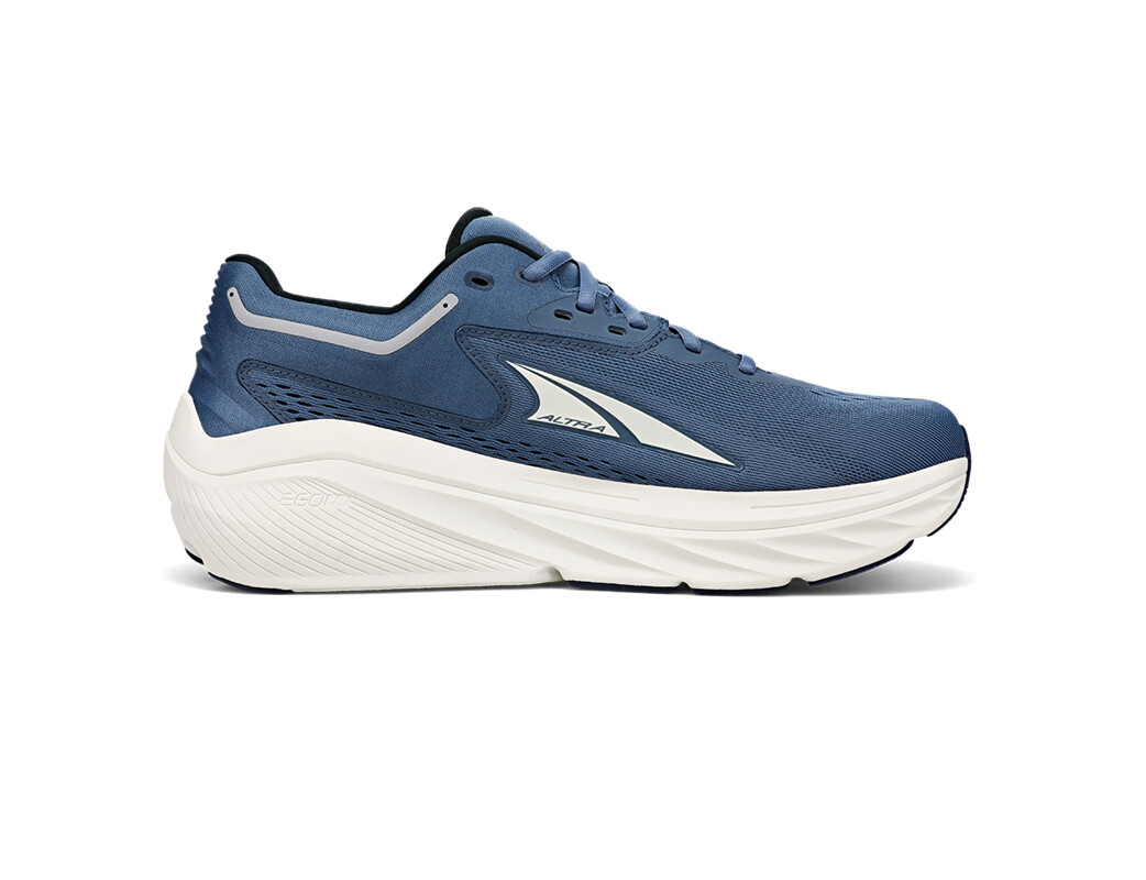 Blue / Black / White Men's Altra Running Via Olympus Road Running Shoes | 08359-SATO