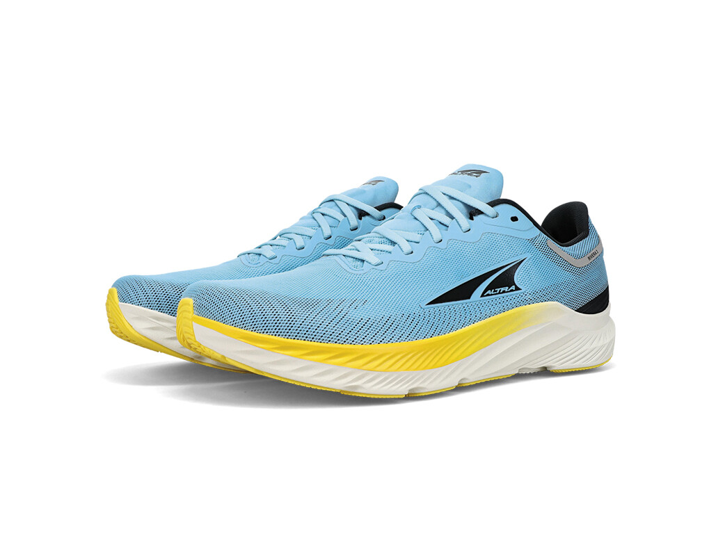 Blue / Yellow / Black Men's Altra Running Rivera 3 Road Running Shoes | 13084-NMKE