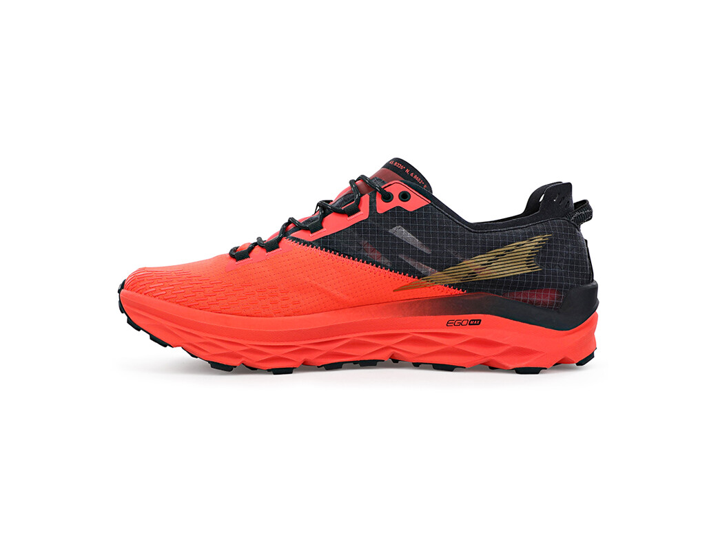 Coral / Black Men's Altra Running Mont Blanc Trail Running Shoes | 78654-XMFZ