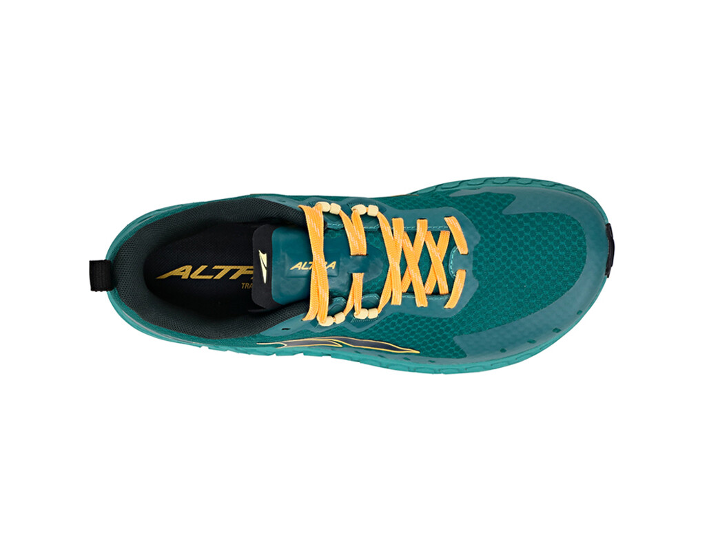 Deep Turquoise / Yellow Men's Altra Running Outroad Trail Running Shoes | 28754-FIME