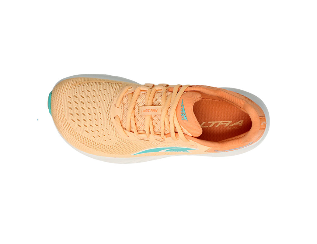 Green / Orange Women's Altra Running Provision 7 Road Running Shoes | 84793-ERSH