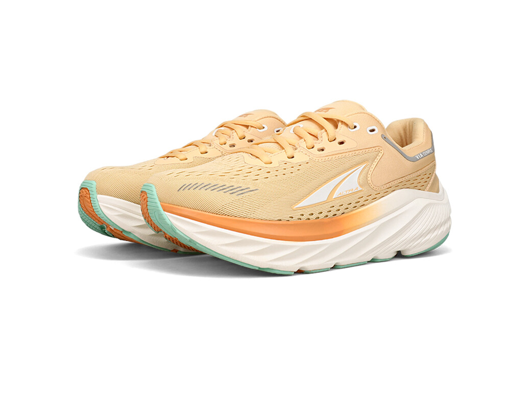 Green / Orange Women's Altra Running Via Olympus Road Running Shoes | 06348-TQVI