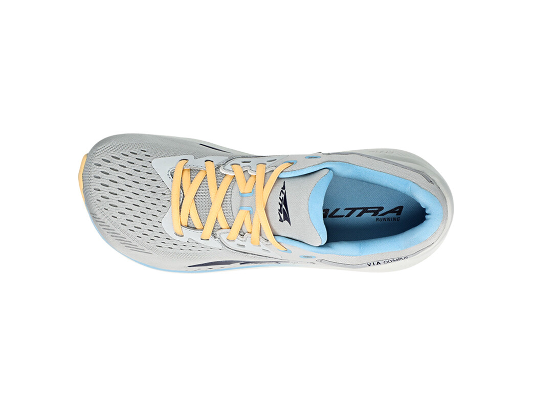 Grey / Blue Women's Altra Running Via Olympus Road Running Shoes | 91274-QYZR