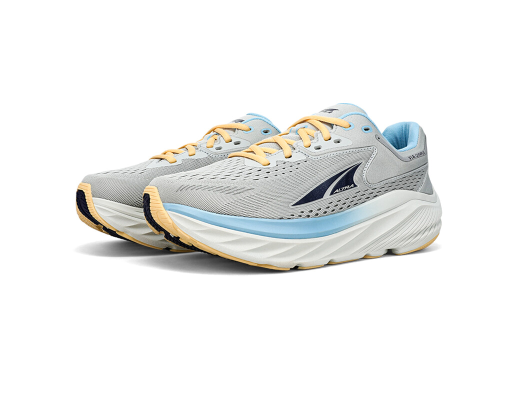 Grey / Blue Women's Altra Running Via Olympus Road Running Shoes | 91274-QYZR