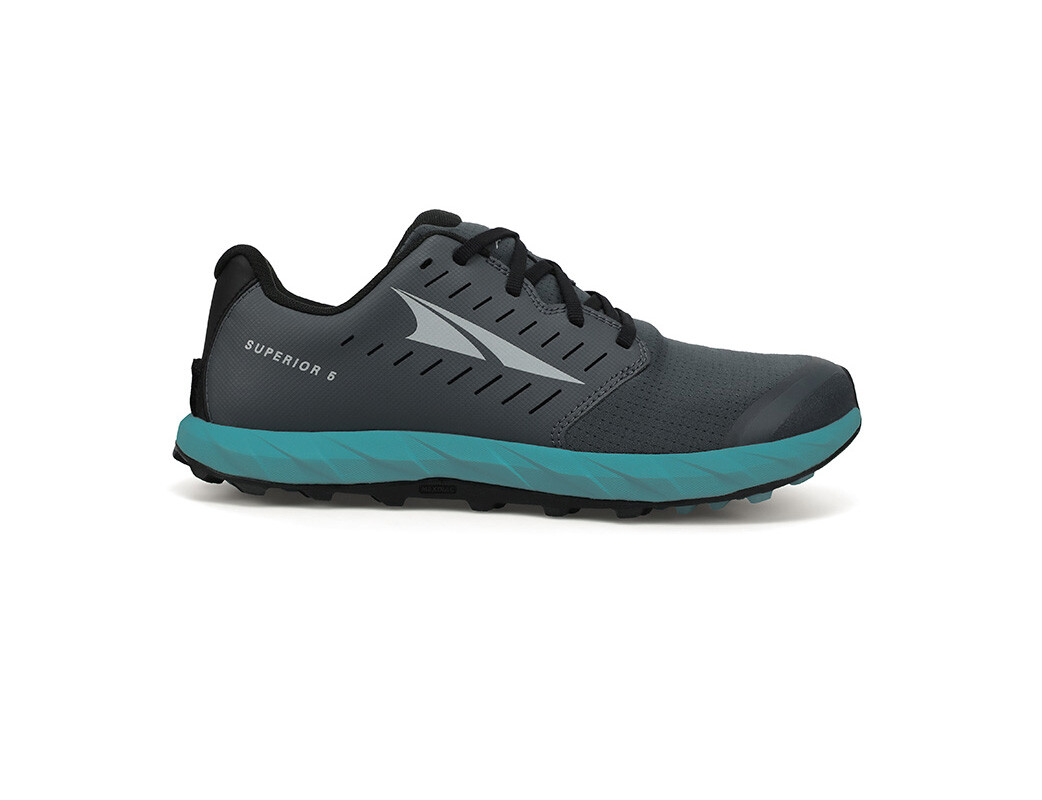 Grey / Deep Turquoise Women\'s Altra Running Superior 5 Trail Running Shoes | 17082-BNHC