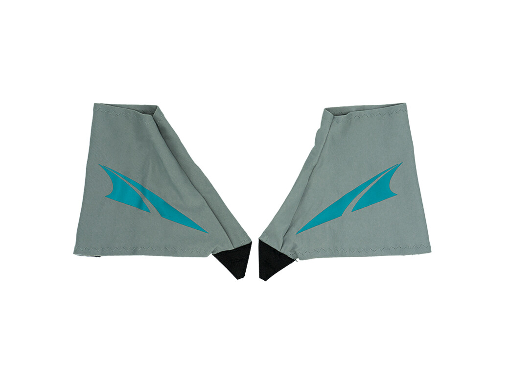 Grey / Turquoise Men's Altra Running Trail Gaiter Walking Shoes | 89273-MVKT