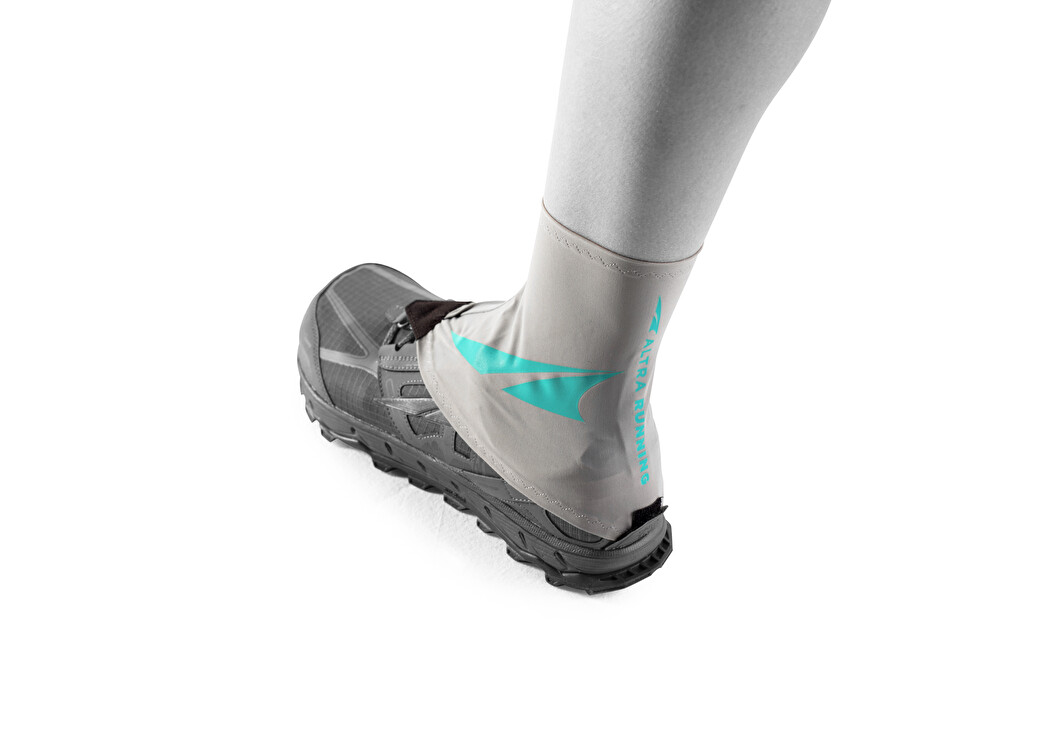 Grey / Turquoise Men's Altra Running Trail Gaiter Walking Shoes | 89273-MVKT