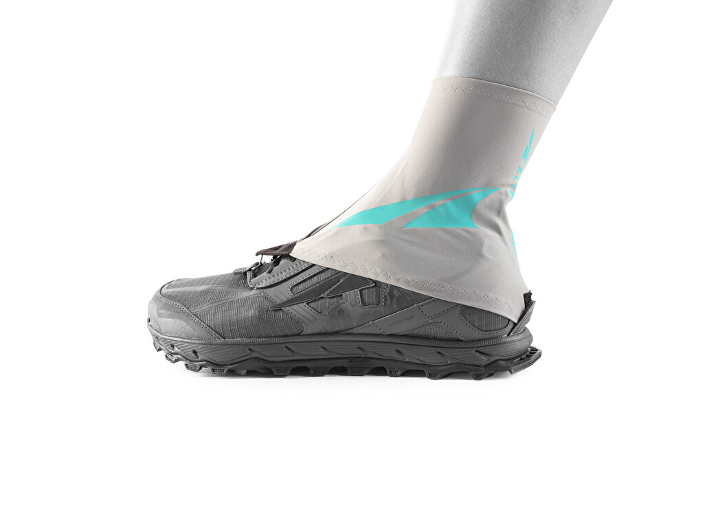 Grey / Turquoise Men\'s Altra Running Trail Gaiter Walking Shoes | 89273-MVKT