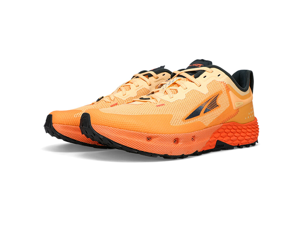 Orange / Black Men's Altra Running Timp 4 Trail Running Shoes | 47531-DOVE