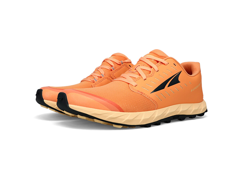 Orange / Black Women's Altra Running Superior 5 Trail Running Shoes | 38176-VEBX