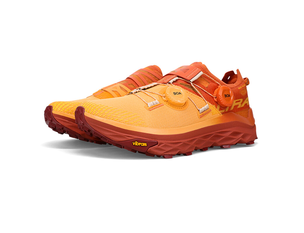 Orange Men's Altra Running Mont Blanc Boa Trail Running Shoes | 30926-KACL