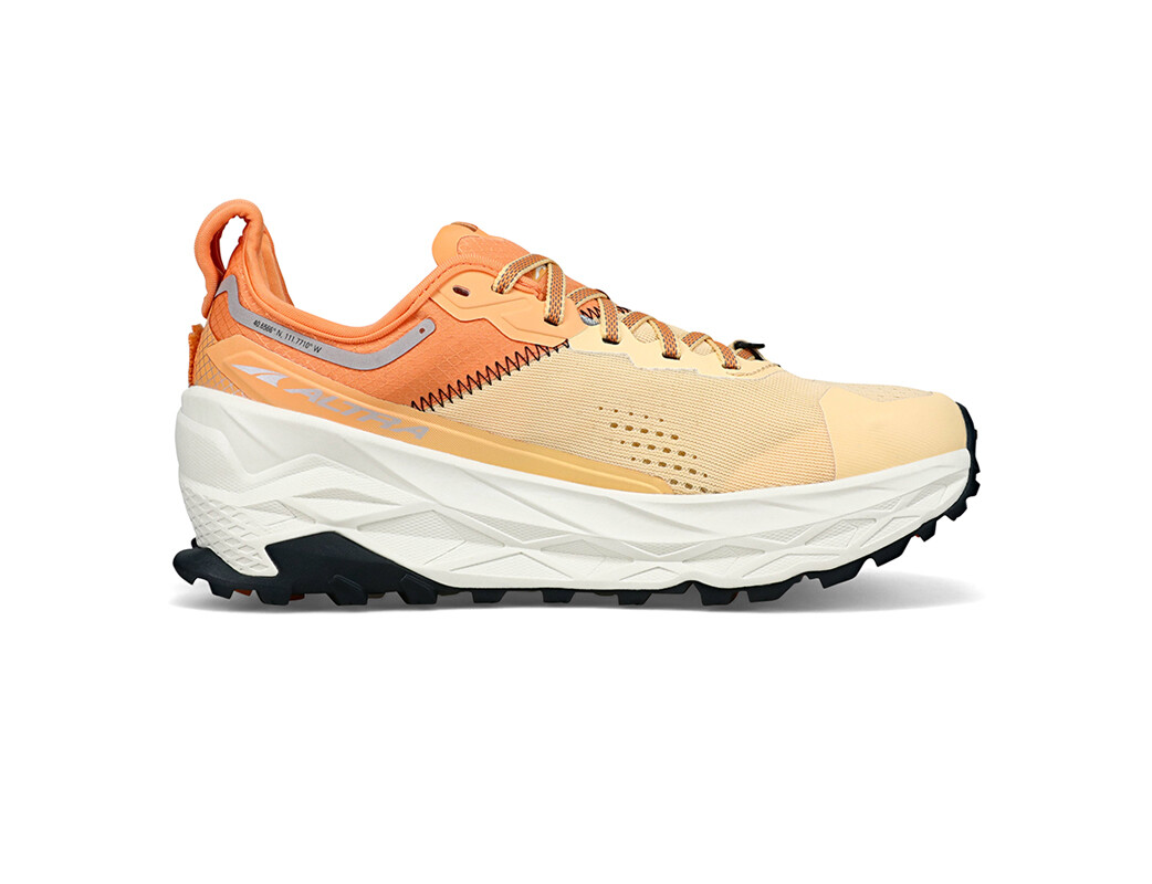 Orange / White Women's Altra Running Olympus 5 Trail Running Shoes | 47619-EVSY