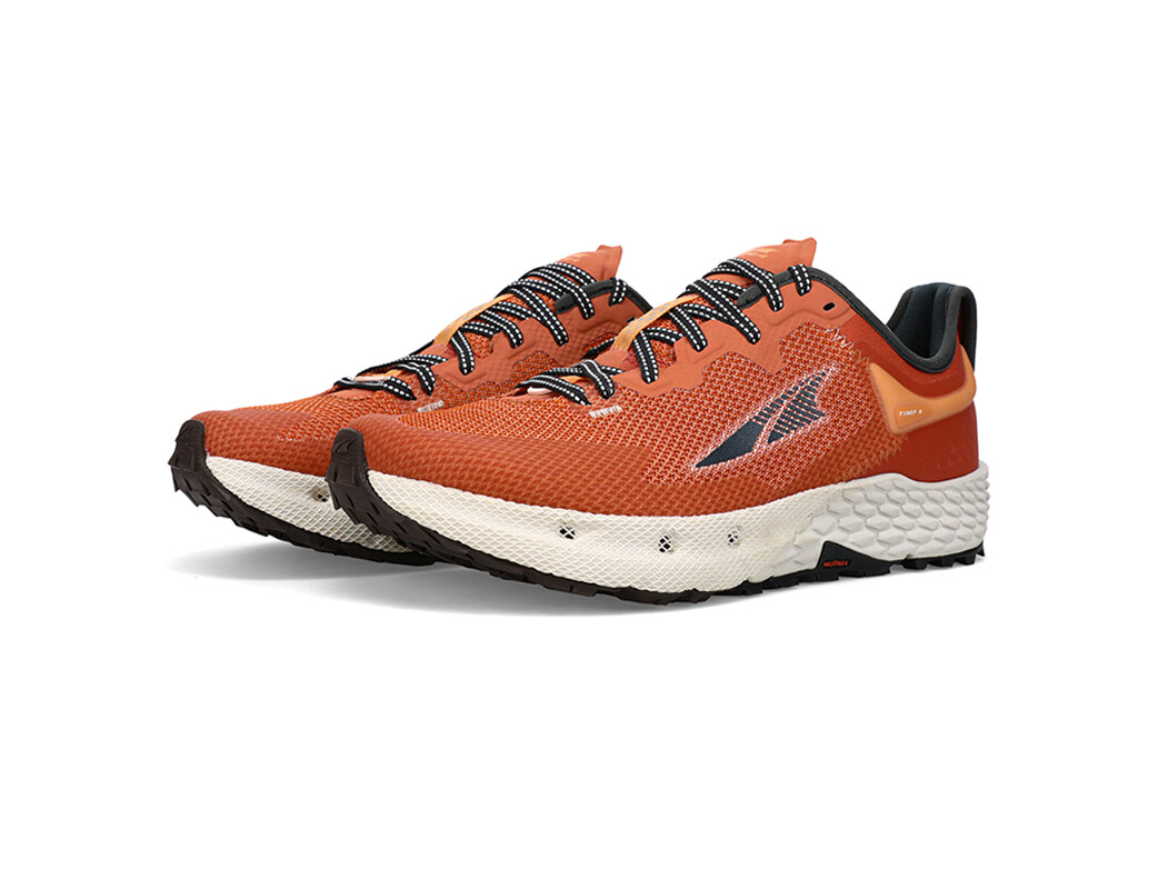 Orange / White Women's Altra Running Timp 4 Trail Running Shoes | 91047-QCDT