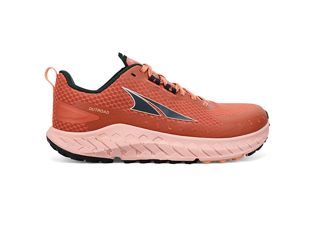 Orange Women\'s Altra Running Outroad Trail Running Shoes | 92413-HTOR