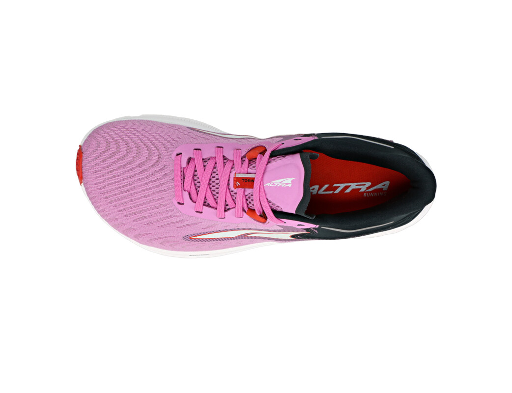 Pink / Black / Red Women's Altra Running Torin 6 Road Running Shoes | 94621-NHQI