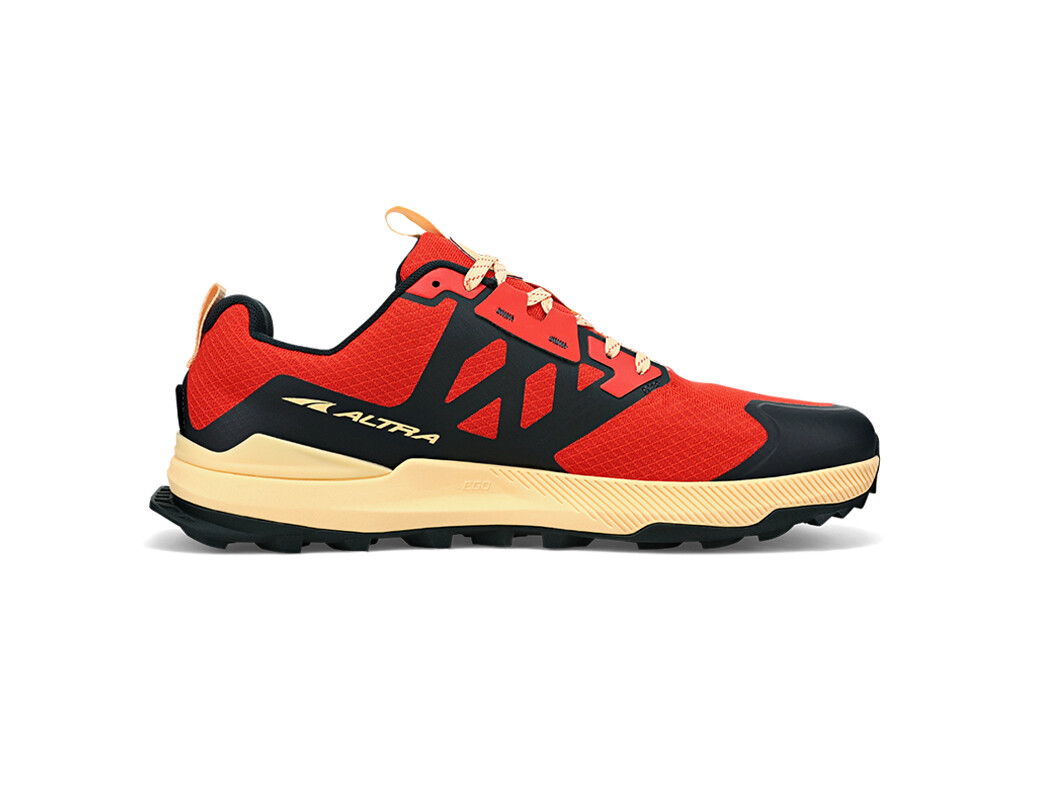 Red / Black Men's Altra Running Lone Peak 7 Trail Running Shoes | 46528-IYGL