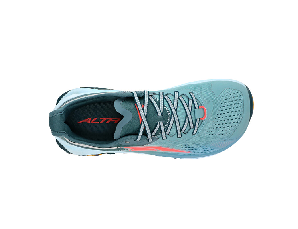 Turquoise / Orange Women's Altra Running Olympus 5 Trail Running Shoes | 14520-OHMD