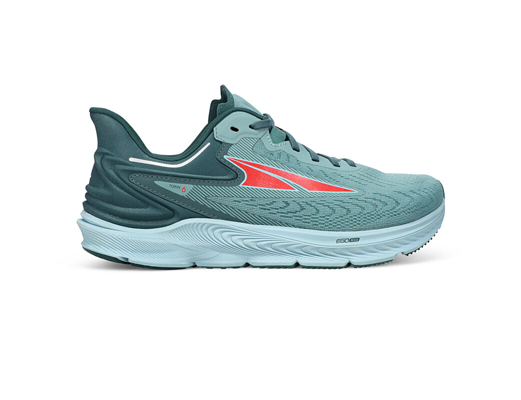 Turquoise Women\'s Altra Running Torin 6 Road Running Shoes | 58306-JEQX