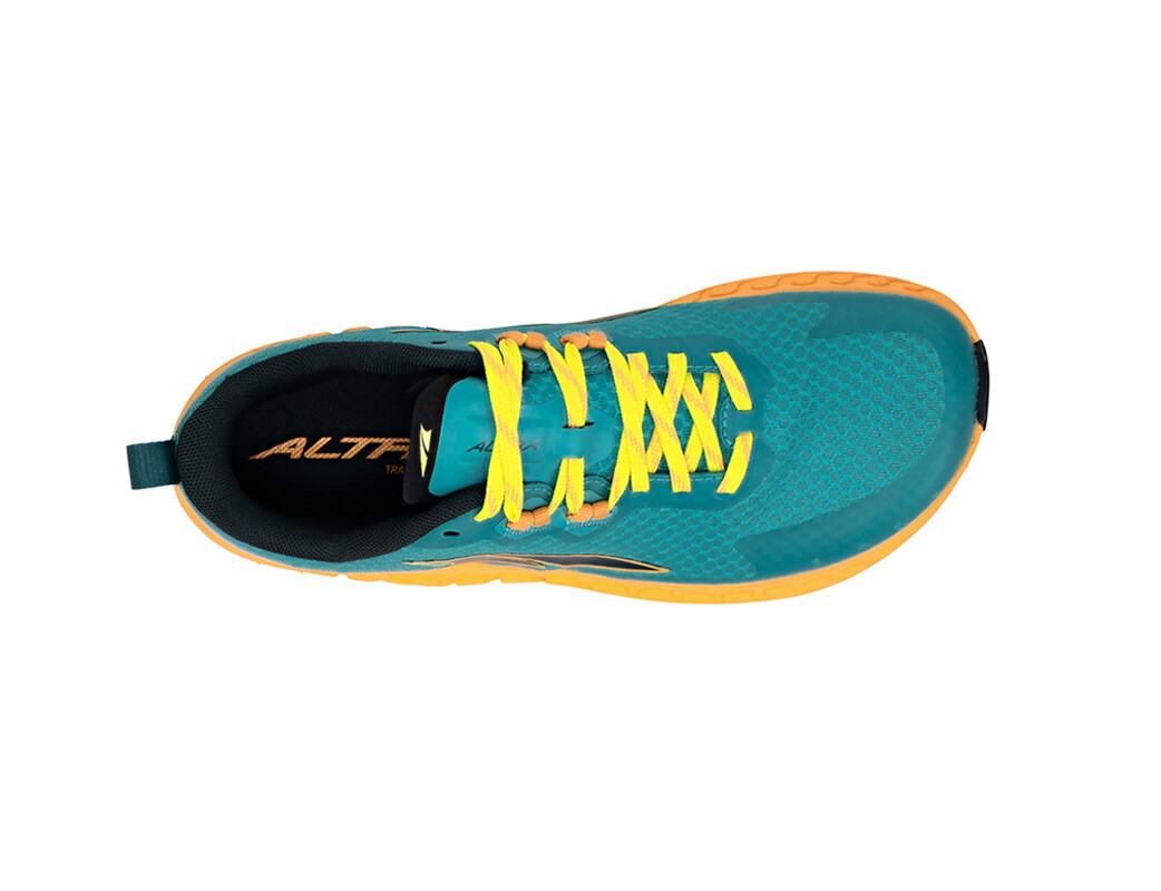 Turquoise / Yellow Women's Altra Running Outroad Trail Running Shoes | 37621-ANRS