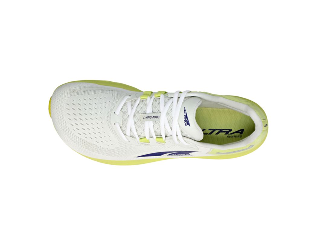 White / Green Women's Altra Running Provision 7 Road Running Shoes | 14730-NPRT