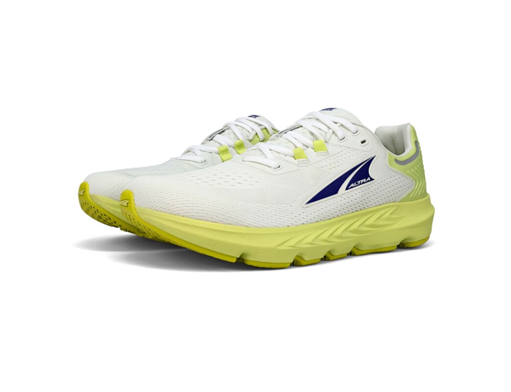 White / Green Women's Altra Running Provision 7 Road Running Shoes | 14730-NPRT