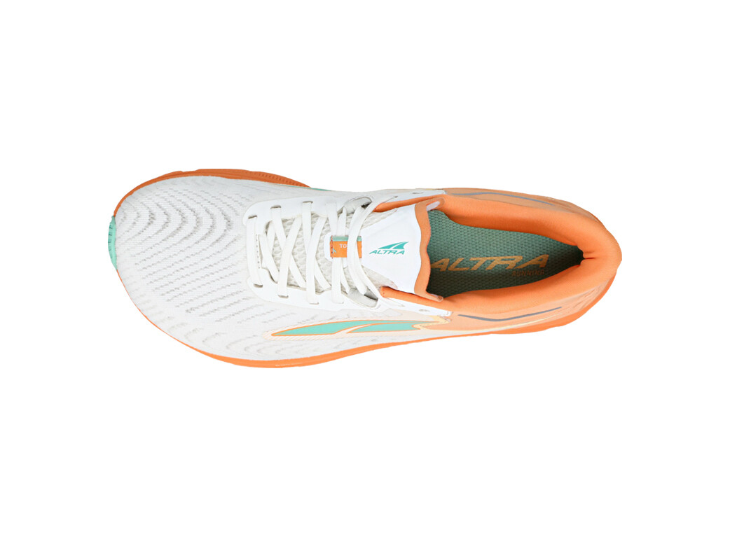 White / Orange / Green Women's Altra Running Torin 6 Road Running Shoes | 18356-NEIY