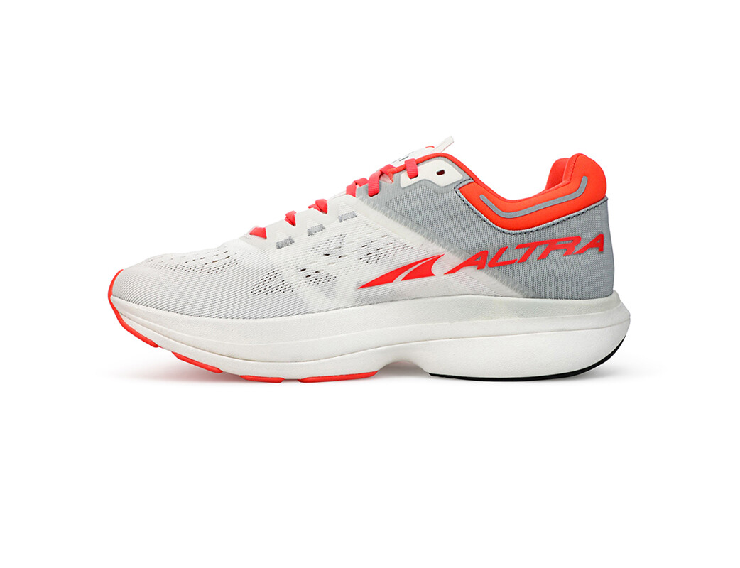 White / Orange Women's Altra Running Vanish Tempo Road Running Shoes | 83401-RHON