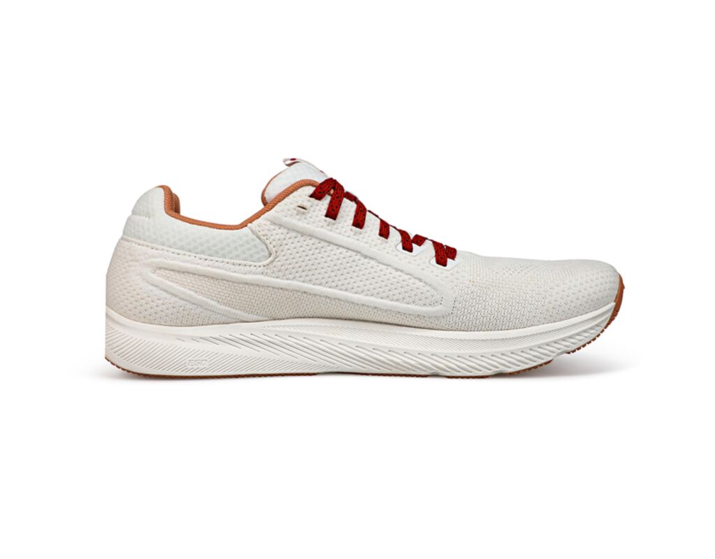 White / Red Men's Altra Running Escalante 3 Road Running Shoes | 32867-UWTP