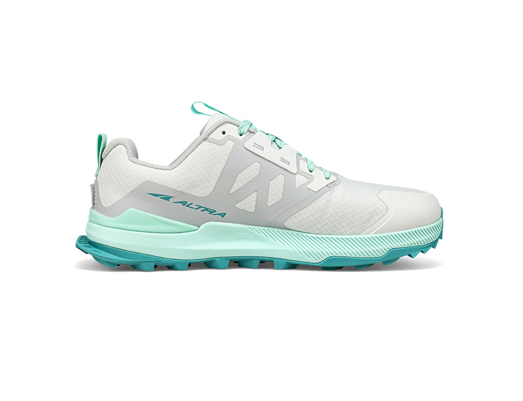 White / Turquoise Women's Altra Running Lone Peak 7 Trail Running Shoes | 30182-GYNL