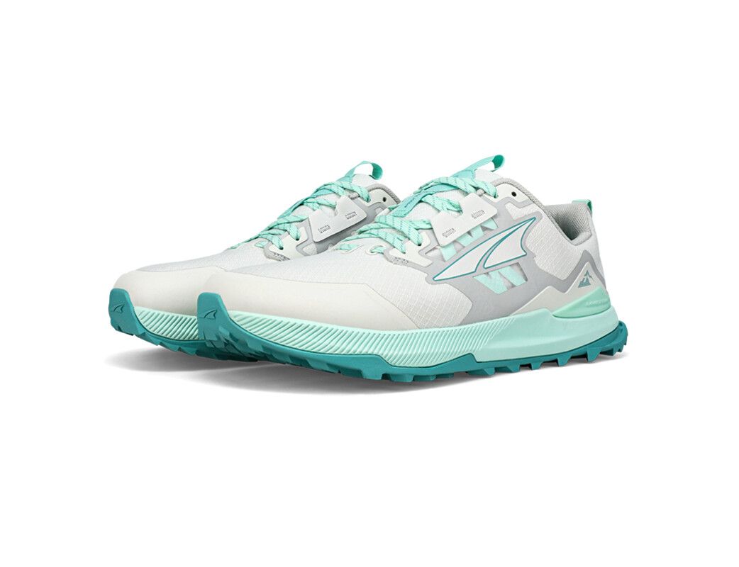 White / Turquoise Women's Altra Running Lone Peak 7 Trail Running Shoes | 30182-GYNL