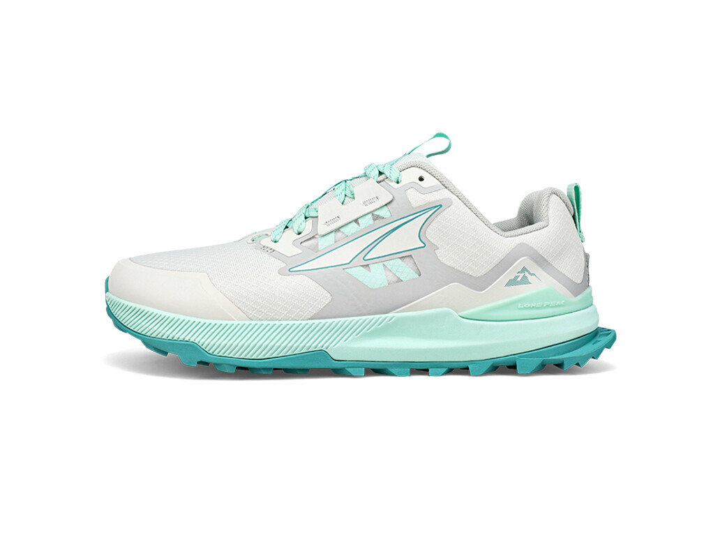 White / Turquoise Women\'s Altra Running Lone Peak 7 Trail Running Shoes | 30182-GYNL