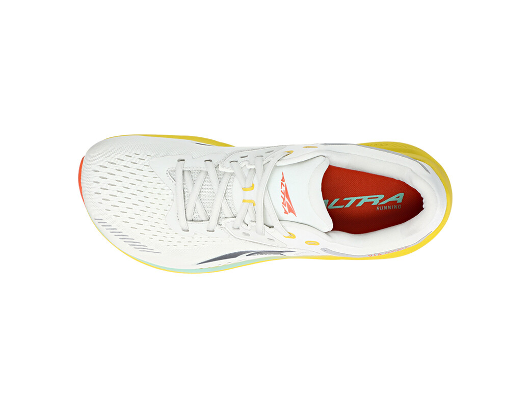 White / Yellow / Blue / Orange Men's Altra Running Via Olympus Road Running Shoes | 97826-TKQV