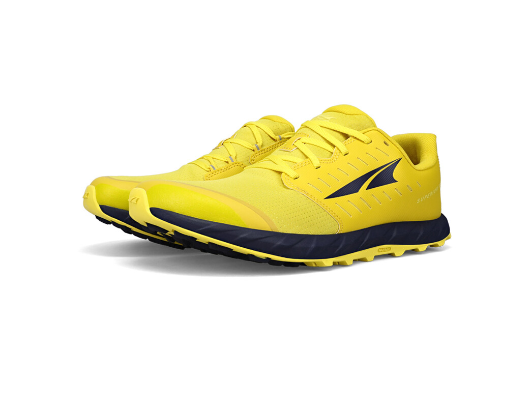 Yellow / Black Men's Altra Running Superior 5 Trail Running Shoes | 93681-DBQL