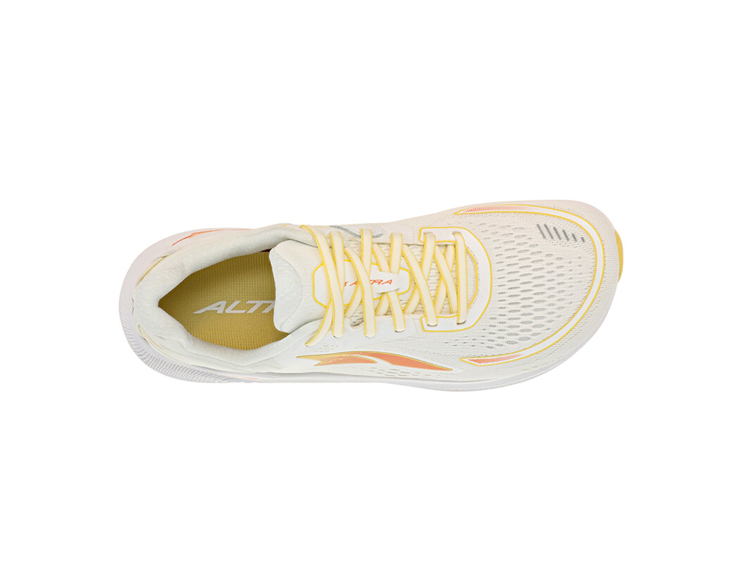 Yellow / White Women's Altra Running Paradigm 6 Road Running Shoes | 48921-NEFU